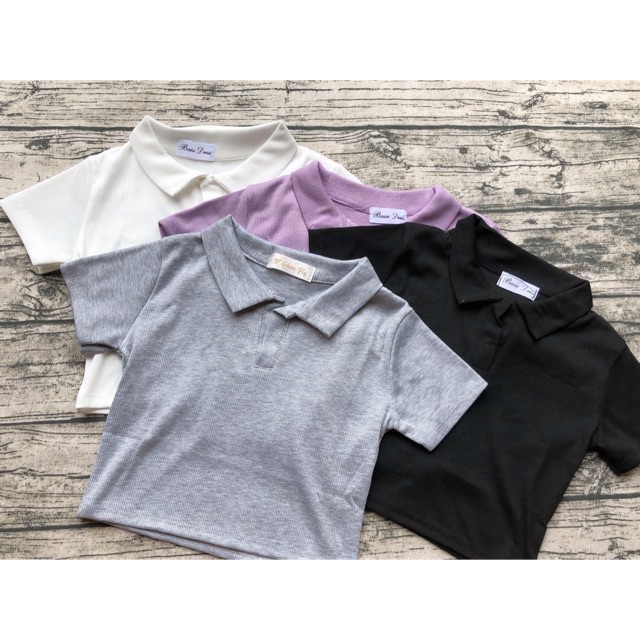 polo trơn qc