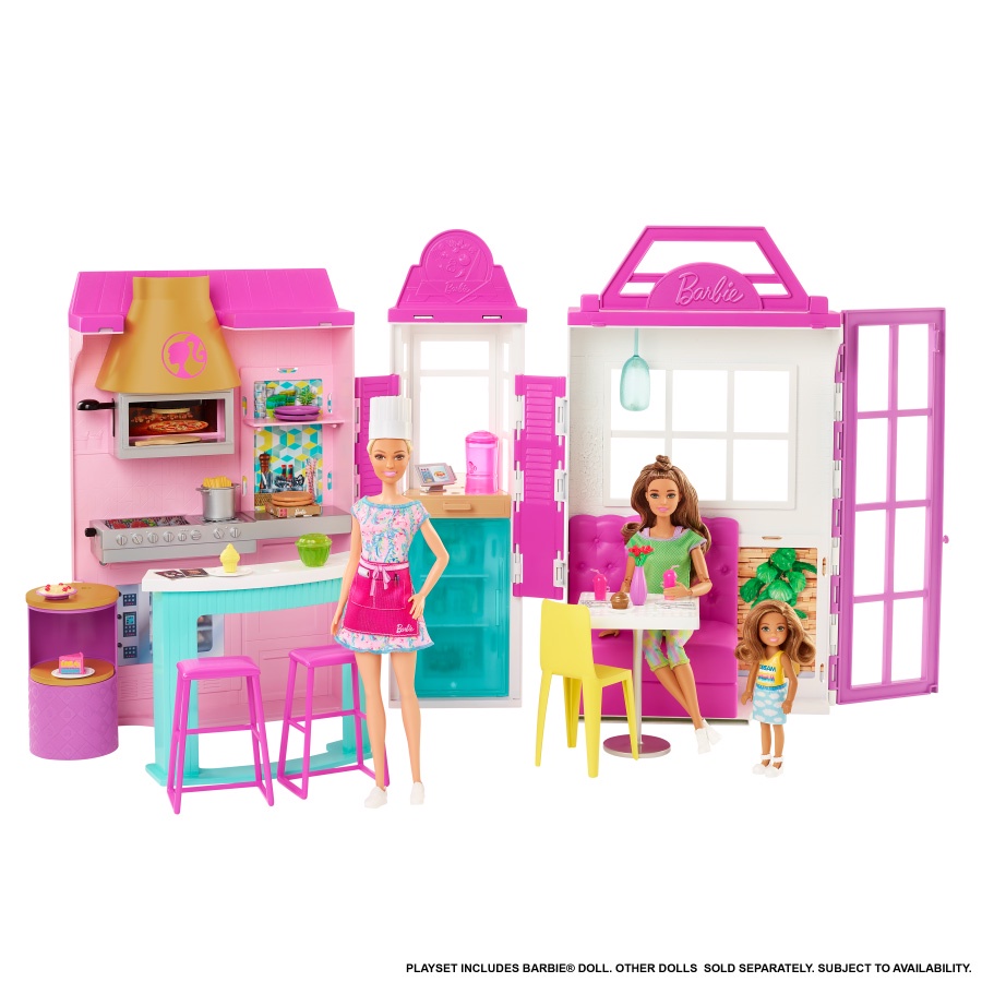 Đồ Chơi BARBIE Phòng Chơi Nhà Hàng Tiệc Nướng HBB91