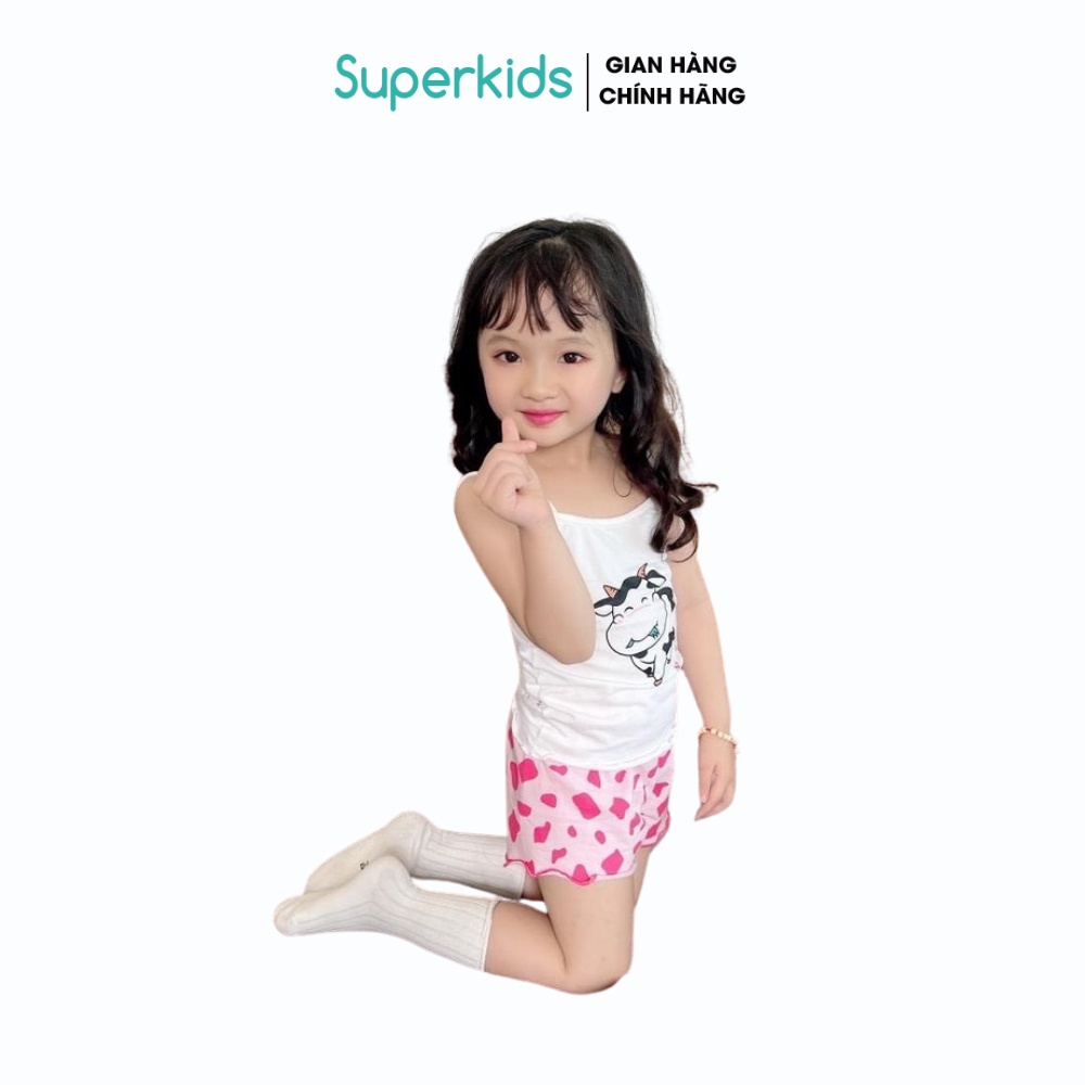 |FAMARAL2 giảm 10k cho đơn 50k|Bộ 2 dây bò sữa cute cho bé gái 8-18kg QATE697