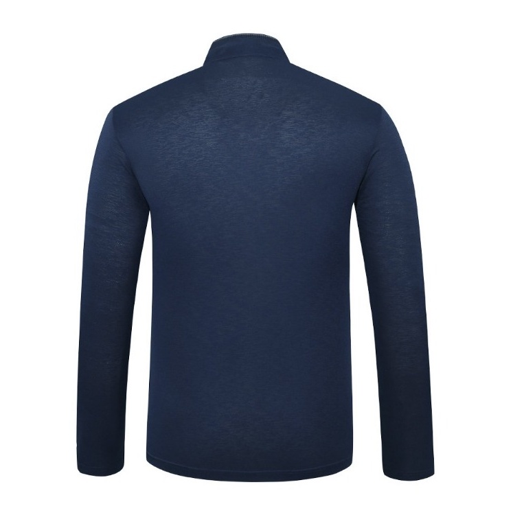 Áo thun nam tay dài, cổ áo có khóa kéo,Chất liệu mỏng nhẹ thoáng mát