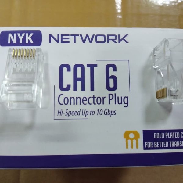Set 50 Đầu Nối Rj45 Lan Cat 6 Nyk Nyk - Rj 45 Cho Cat6 Nyk Ori