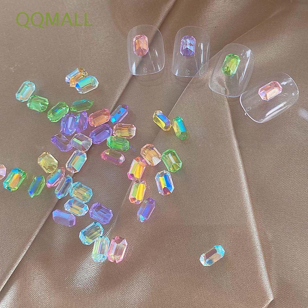 Phụ Kiện Đính Trang Trí Móng Nghệ Thuật Nhiều Màu Sắc Lấp Lánh DIY|Phụ Kiện Đá Lấp Lánh Trong Suốt Trang Trí Móng Tay