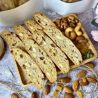Bánh BISCOTTI nguyên cám không đường 100%,Bánh quy ăn kiêng,giảm cân lành mạnh by TaMi