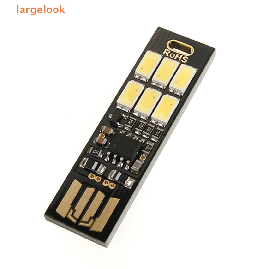 Đèn Ngủ 6 Bóng LED Công Tắc Cảm Ứng MINI USB Di Động Cho Cắm Trại
