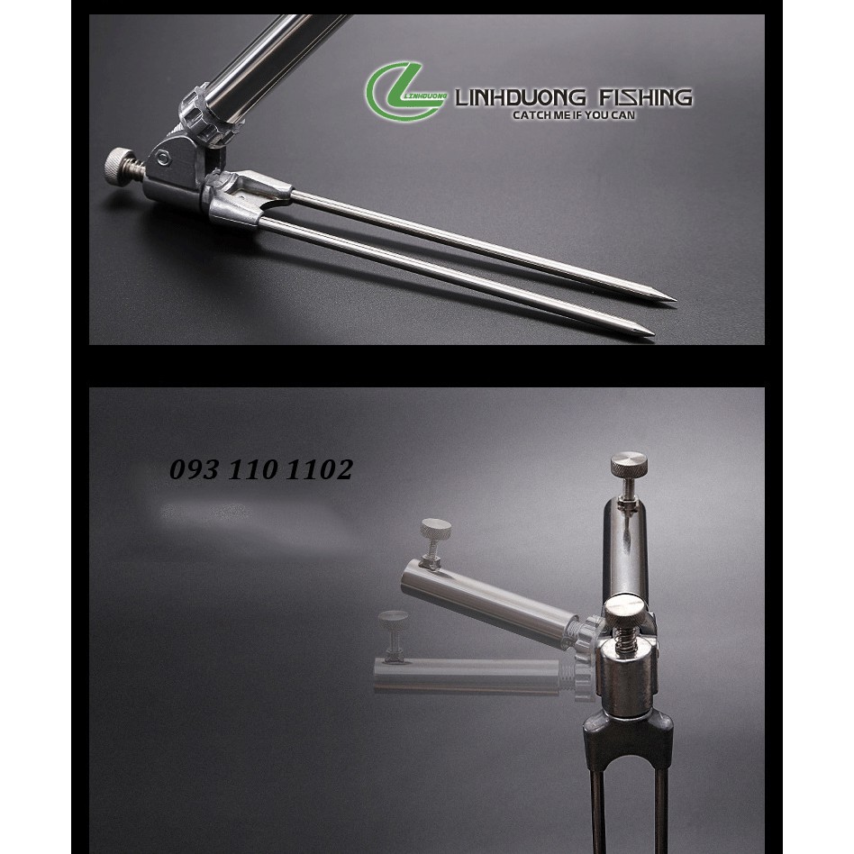 Chống cần cắm đất, giá đỡ cho gác cần, chân cắm chống cần.