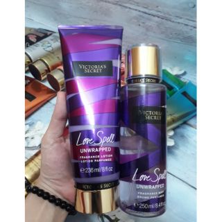 Dưỡng thể- Xịt thơm Love Spell đồng giá Victoria's secret