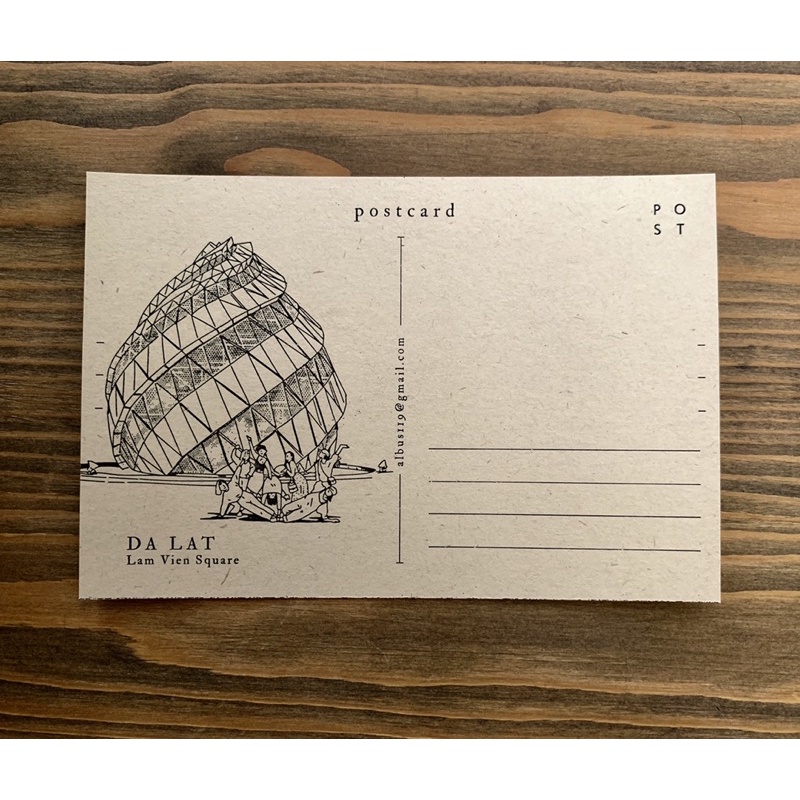 Bưu thiếp Đà Lạt - Postcard 9x14cm - albus119