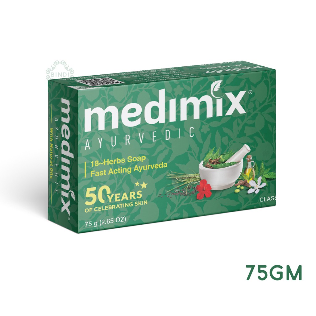 Xà phòng Medimix 18 Loại Thảo Dược Ayurveda Tác Động Nhanh 75g | BigBuy360 - bigbuy360.vn