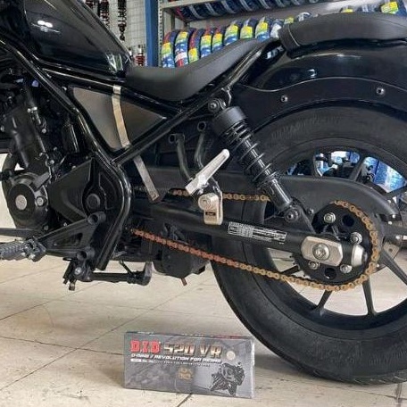 B4  Sên Nhông Đĩa Motor Recto và Sên Phốt 520RV ORing Vàng DID Dùng Cho Xe Yamaha R3