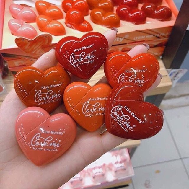 Son kem lì TRÁI TIM LOVE ME 7870 thiết kế nhỏ xinh nội địa tông tây sỉ tốt- GIÁ RẺ 09 | BigBuy360 - bigbuy360.vn