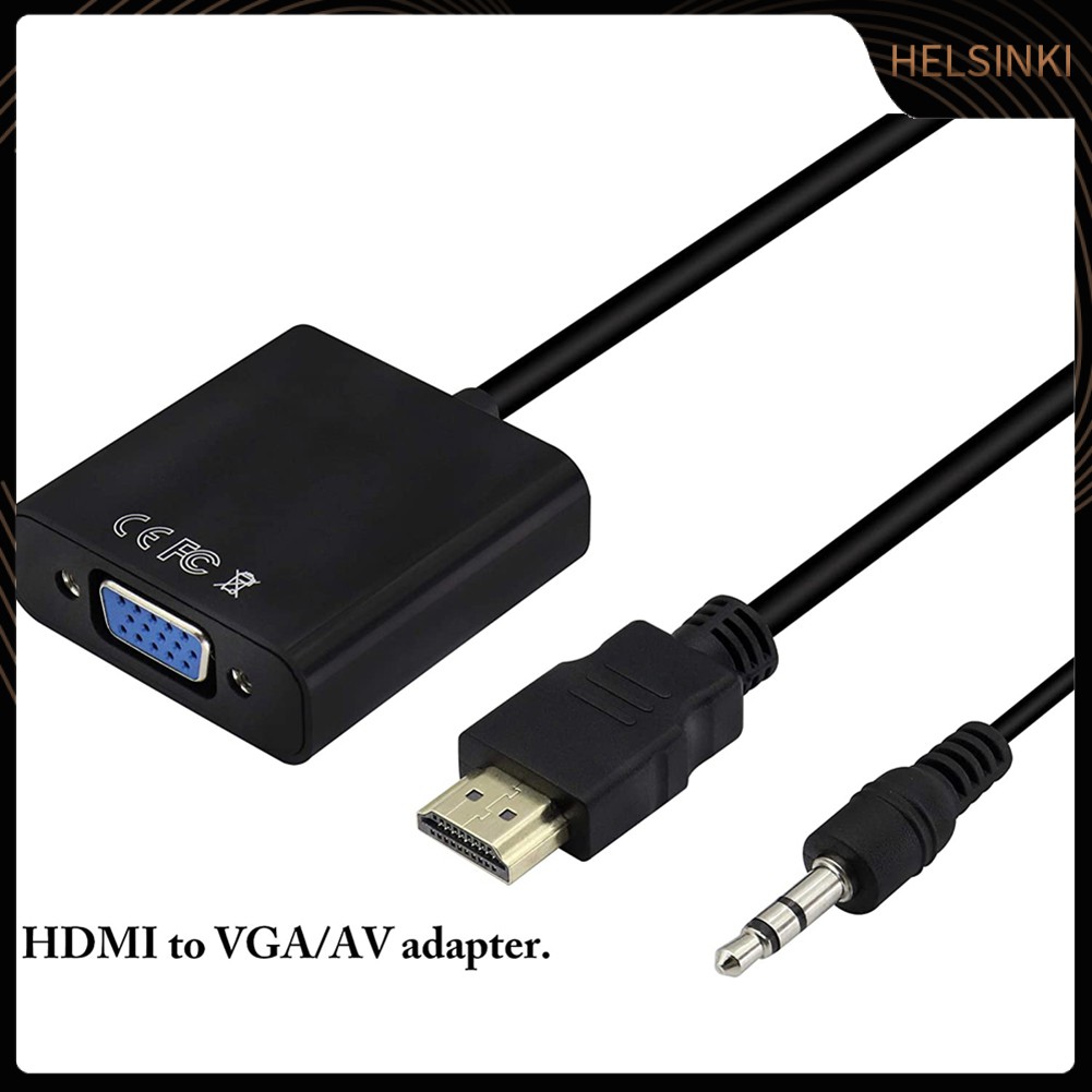 Cáp Chuyển Đổi Âm Thanh 1080p Hdmi Sang Vga Cho Tv Hd Pc Monitor Laptop