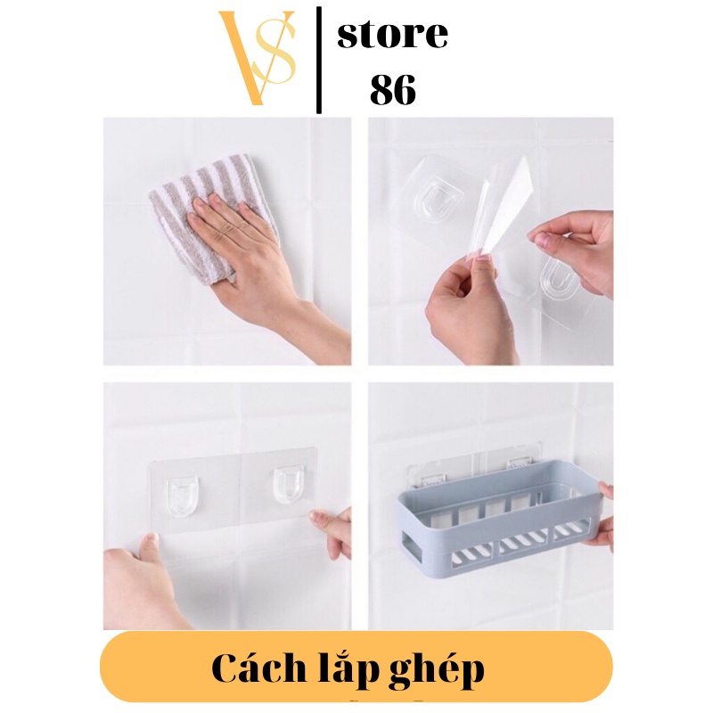 Kệ Đựng Đồ Phòng Tắm, Nhà Bếp Đa Năng Chất Liệu Nhựa Dẻo Cực Hot