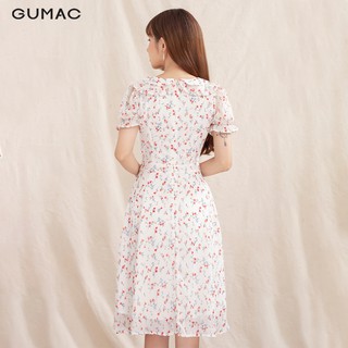 Đầm hoa cổ 2 tầng DA10103 GUMAC