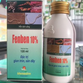 120ml Hỗn dịch uống loại giun đường ruột