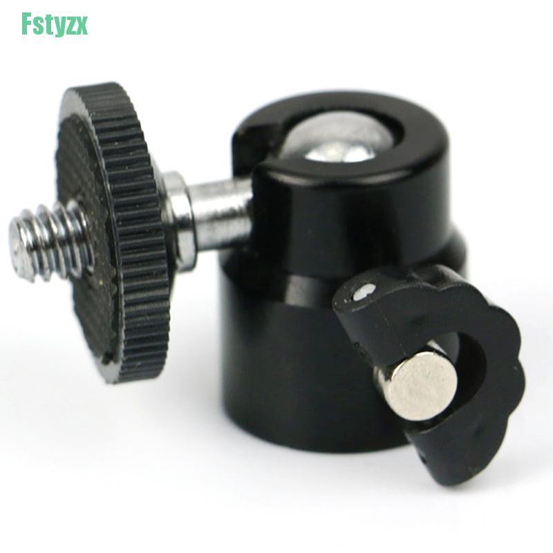 fstyzx Mini 1/4&quot; 360 Swivel Ball Head Screw Tripod DSLR Ballhead Stand For Camera