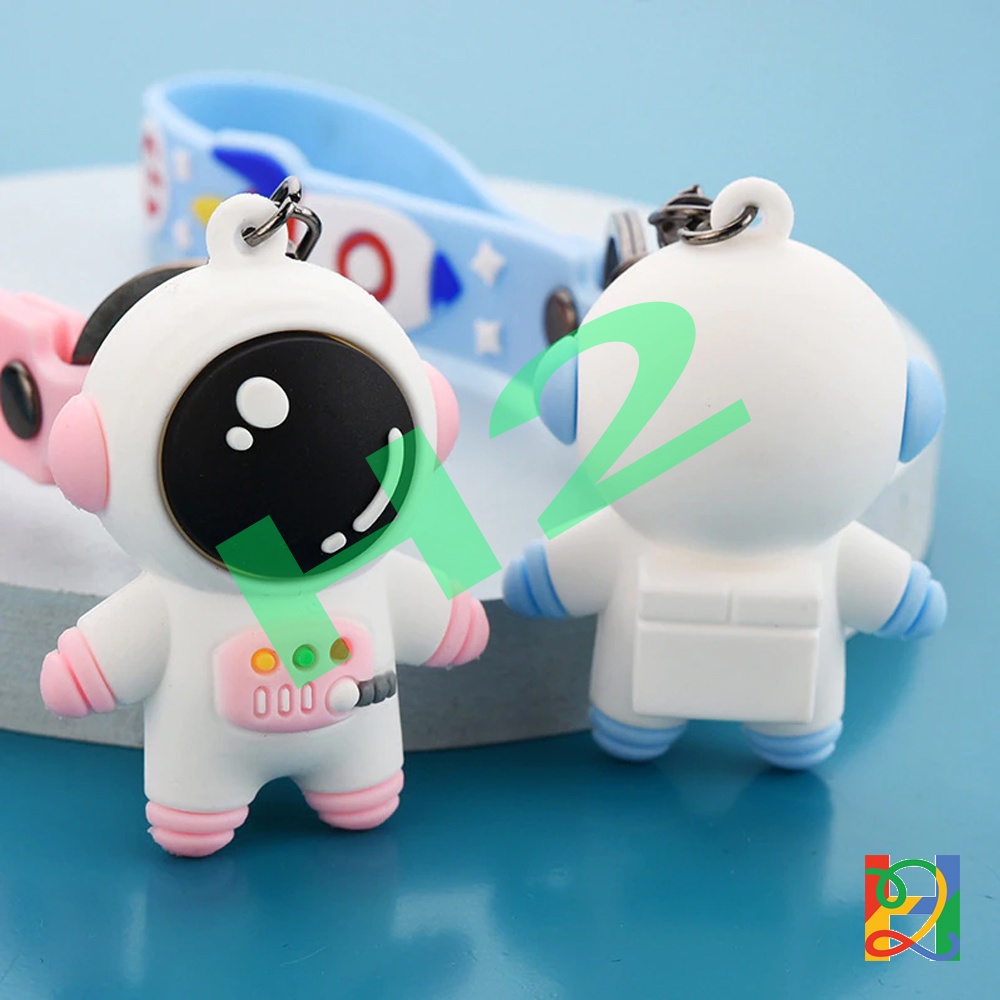 Móc khóa phi hành gia treo balo cute, hoạt hình xinh xắn, hình thú cực đáng yêu