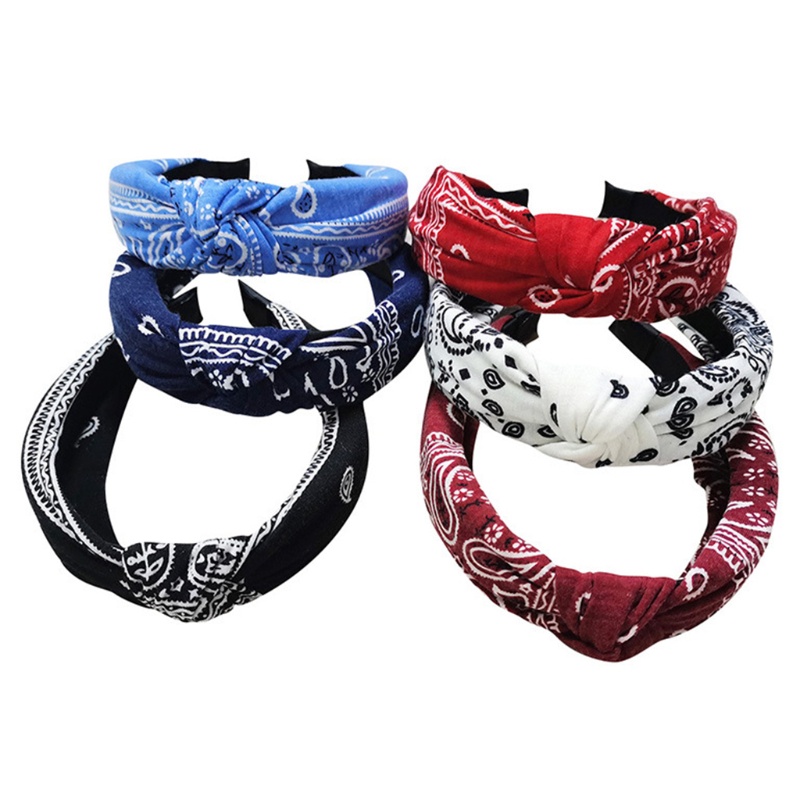 Set 6 Băng Đô Họa Tiết Hoa Phong Cách Boho Cổ Điển Dành Cho Nữ