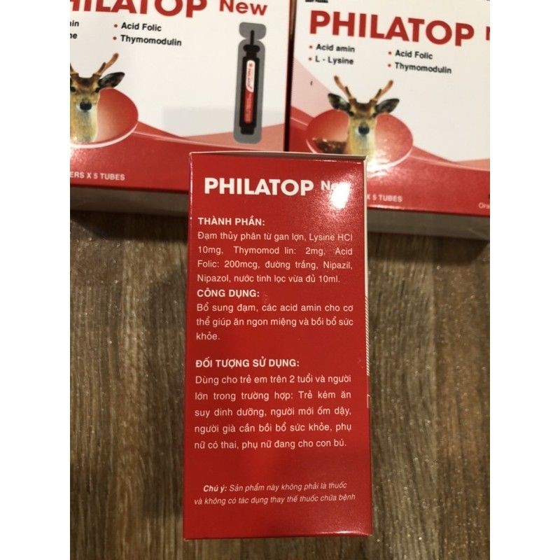 Philatop New cho trẻ biếng ăn (hộp 20 ống)