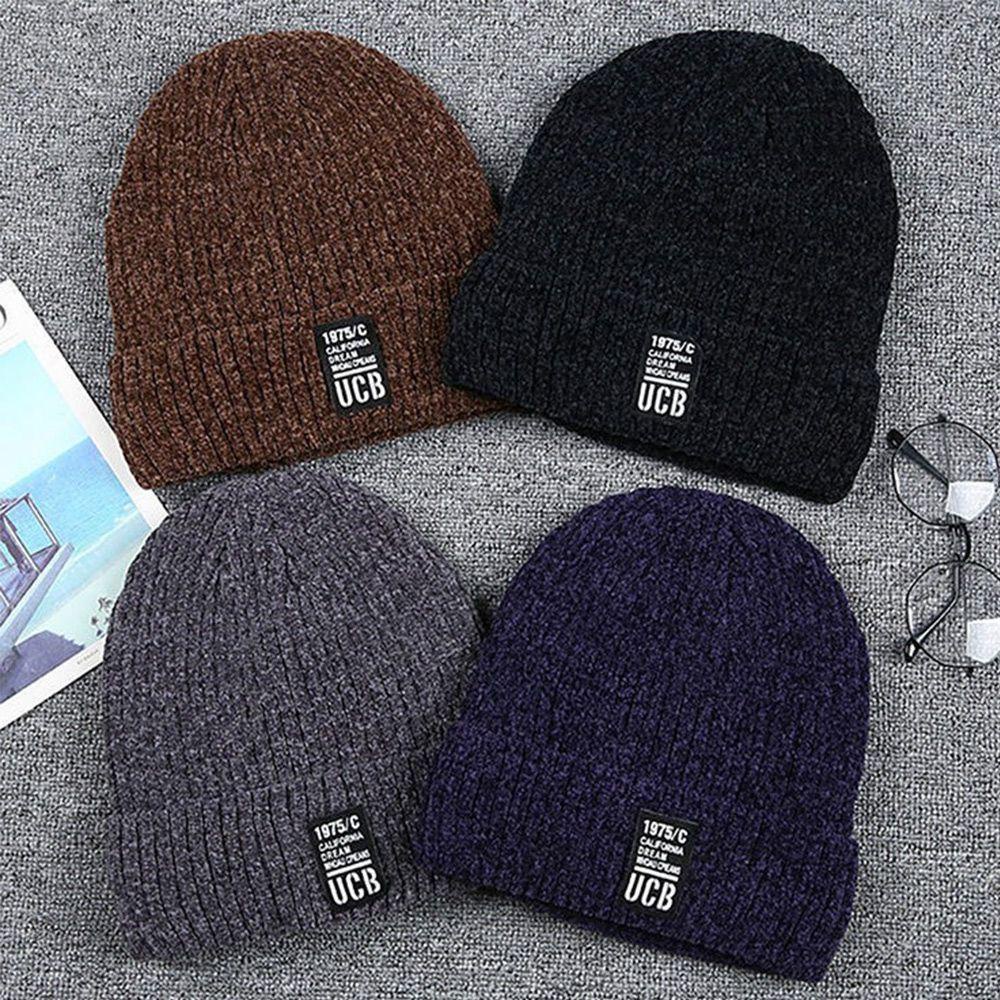 Mũ Beanie Dày Dặn Giữ Ấm Mùa Đông Cho Nam Nữ