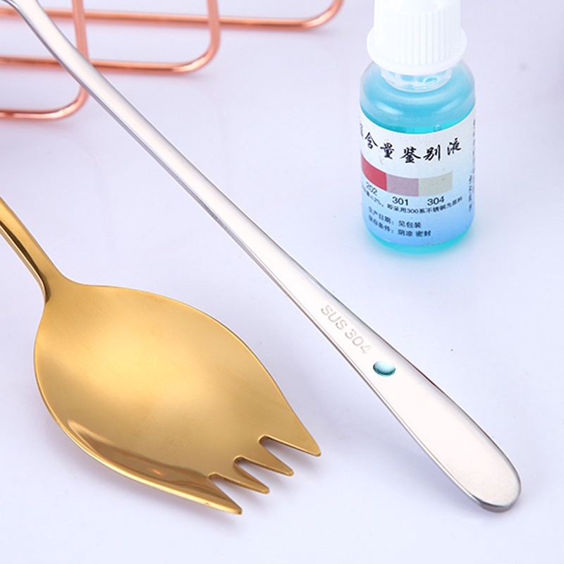 1 Thìa, Nĩa Bằng Thép Không Gỉ 2 Trong 1