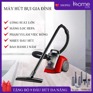 Máy hút bụi gia đình công suất lớn 1000W, máy hút bụi cầm tay kèm nhiều đầu hút tiện dụng đa năng. Bảo hành 2 năm.