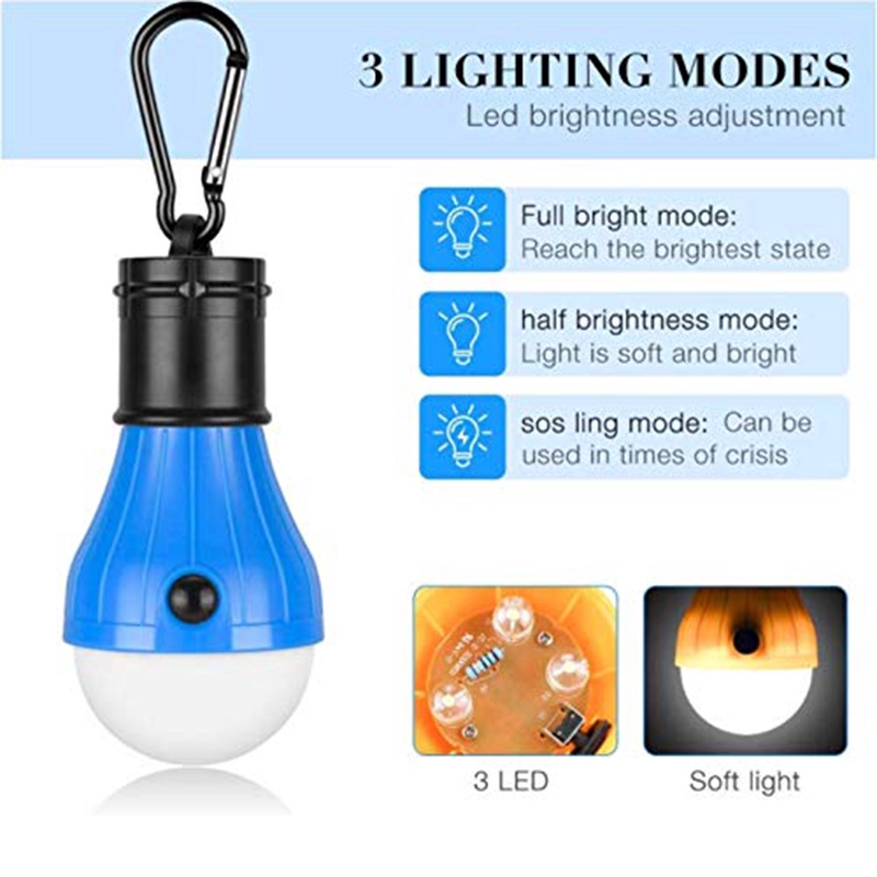 Bóng đèn LED dạng treo cho trường hợp khẩn cấp tiết kiệm năng lượng khi cắm trại