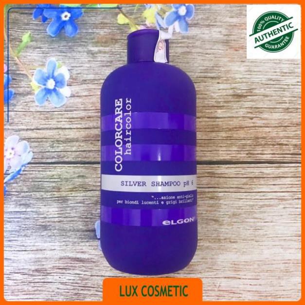 [CHÍNH HÃNG] ✅[ ELGON-CHÍNH HÃNG ] DẦU GỘI KHỬ VÀNG ELGON SILVER COLORCARE 300ML
