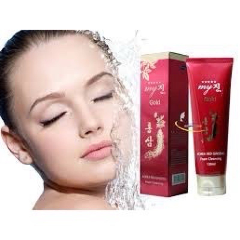 Sữa rửa mặt hồng sâm đỏ My Gold Korea Red Ginseng Foam Cleanser 130ml