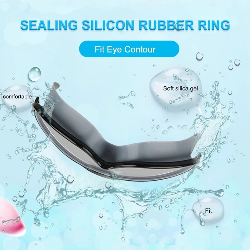 Kính Bơi Chuyên Nghiệp Bằng Silicon Mềm Độ Phân Giải Cao Chống Thấm Nước/Sương Mù Tùy Chỉnh Kèm Nút Bịt Tai Cho Nam Và Nữ