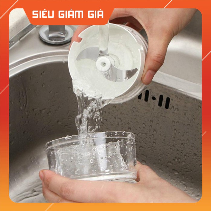 Hộp nghiền thực phẩm dây rút mini FOOD CHOPPER Đa Năng Free ship