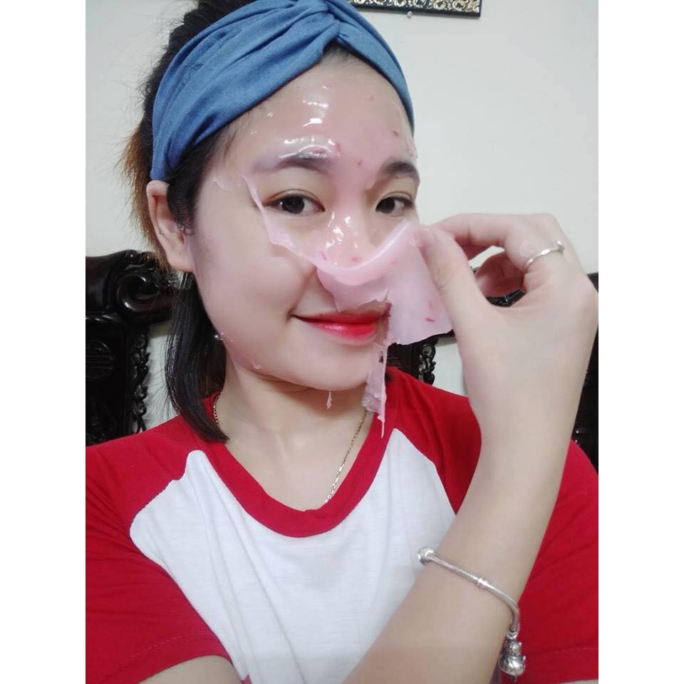Combo 5 mặt nạ thạch collagen hoa hồng