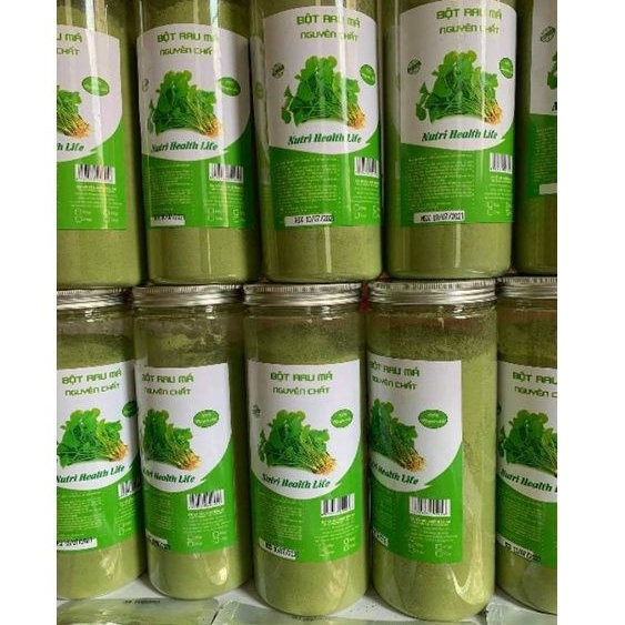 Bột rau má sấy lạnh nguyên chất hộp 500g