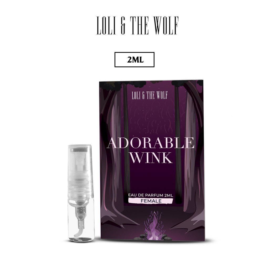 Nước hoa nữ thơm lâu chính hãng Adorable Wink Eau De Parfum chai 2ml nhỏ gọn - LOLI & THE WOLF