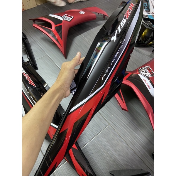 Dàn áo Exciter 150 đỏ đen chính hãng kèm tem Y15zr 2021