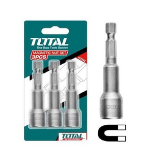 Bộ 3 mũi bắn vít tôn 8mm có từ tính total tac270832