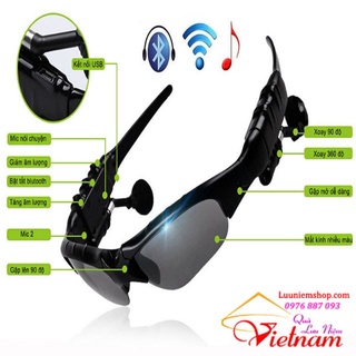 Mắt kính Bluetooth Sport Grown Tech V4.1 AT120 (Đen) Thiết kế đẳng cấp tích hợp tính năng nghe nhạc