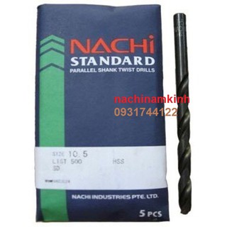 mũi khoan nachi 10mm đến 10.9mm 1 mũi