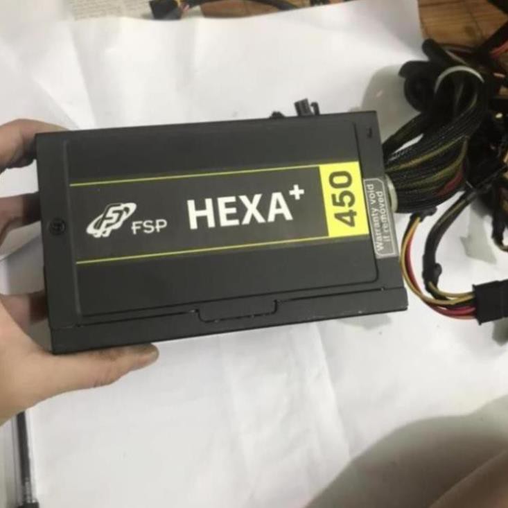 Nguồn FSP Hexa+ 450w nguyên bản sẵn đầu 8 pin nuôi vga