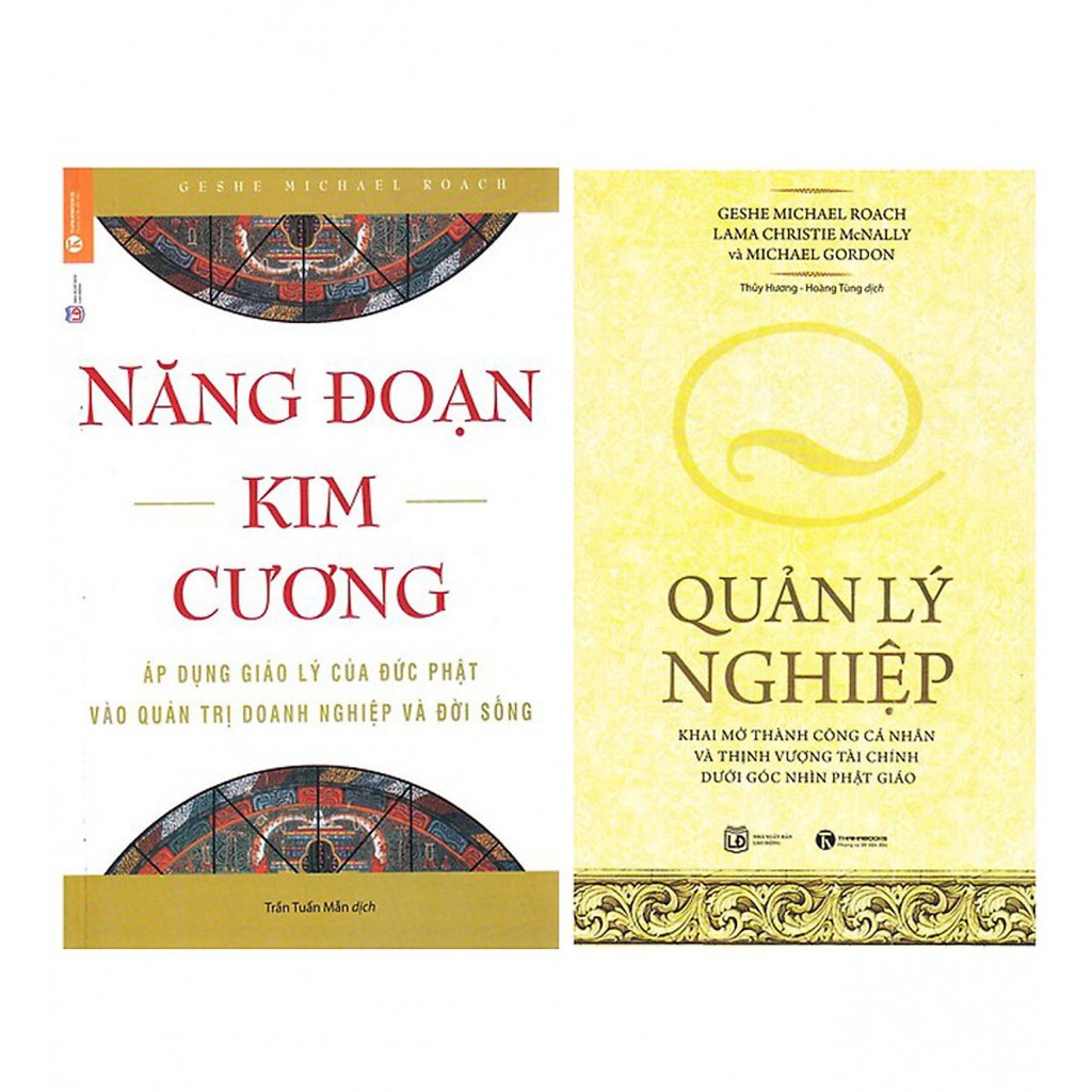 Sách - Combo Năng Đoạn Kim Cương + Quản Lý Nghiệp ( 2 cuốn ) Tặng Kèm Bookmark