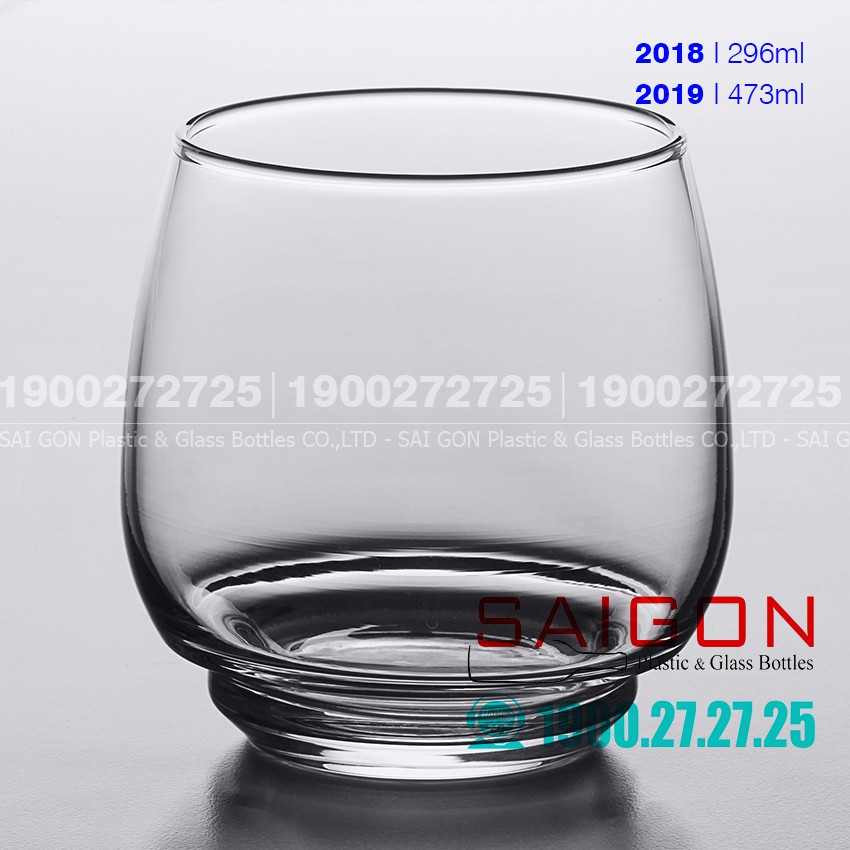 Ly Thủy Tinh Orbital Rock 296ml  | 473ml , Cao Cấp ,Tùy Chọn Dung Tích