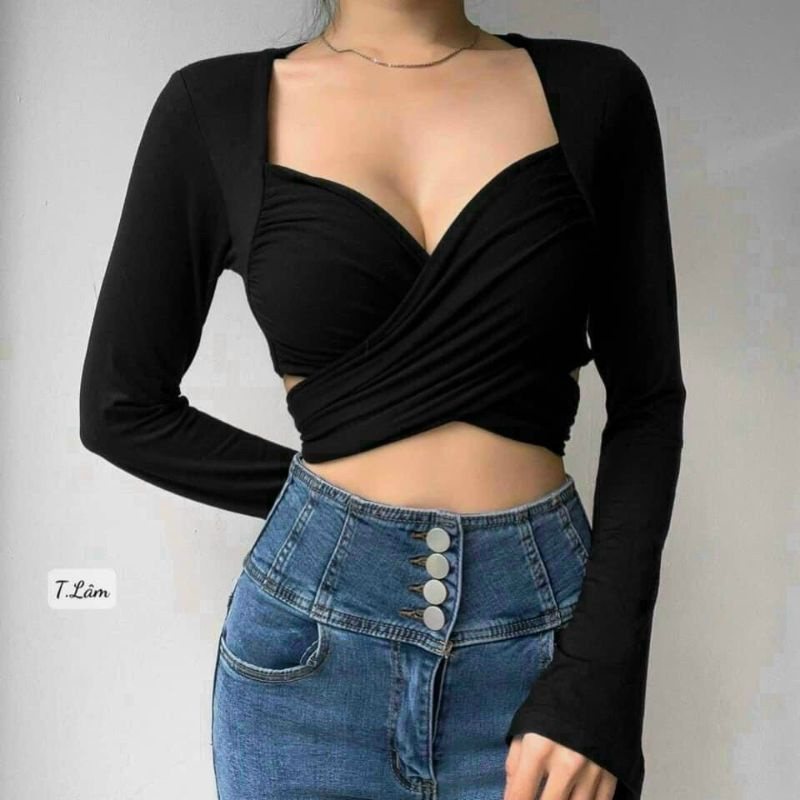 Áo Tay Dài Có Mút Ngực ❤️🥰