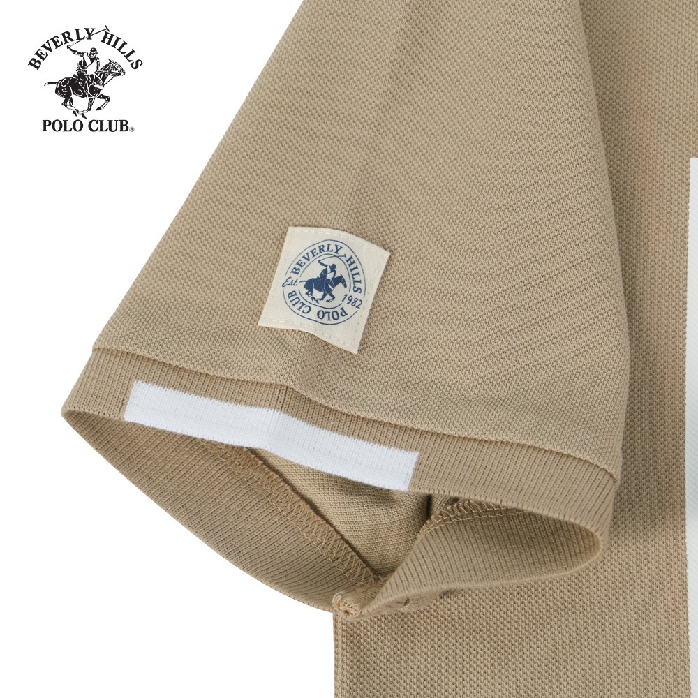 Beverly Hills Polo Club - Áo polo Ngắn tay Nam Regularfit Nude NU- BHPC PMRSS20TL091