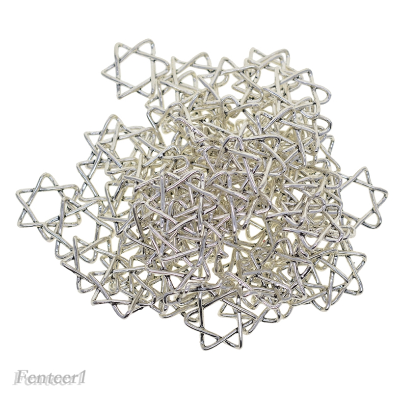 Bộ 100 Mặt Dây Chuyền Hình Ngôi Sao Phong Cách Vintage