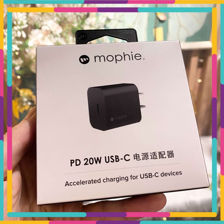 Sạc Mophie PD 20W USB-C Wall Charger Chính hãng - Bảo hành 12 tháng