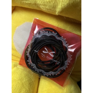 Dây chun buộc tóc trơn 1 set 15 sợi