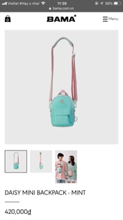 DAISY MINI BACKPACK - Mint