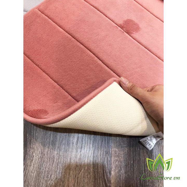 Thảm chùi chân Memory Foam Lock&amp;Lock 43cm * 61cm MAT510 PIK Màu hồng