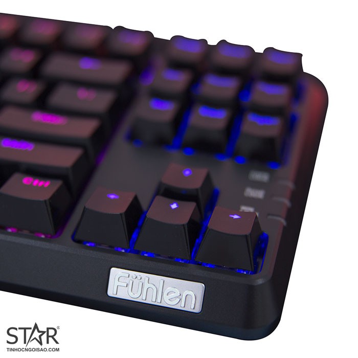 Bàn Phím Cơ Fuhlen M87S Gaming Red Switch TKL (Đen)