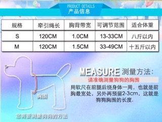 Dây dắt yếm cầu vồng cho chó mèo