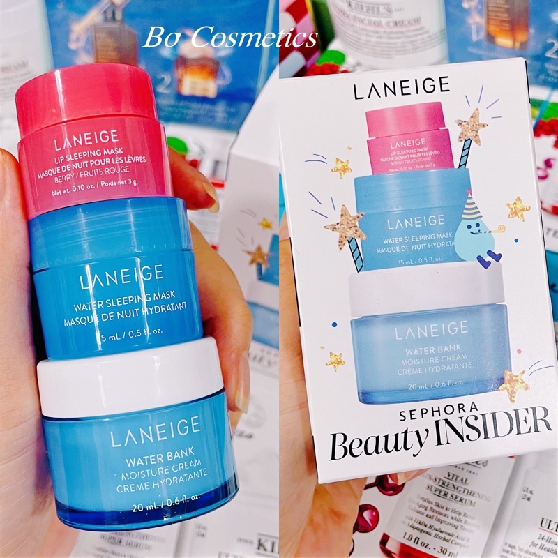 set 3 món dưỡng da laneige mini Sephora